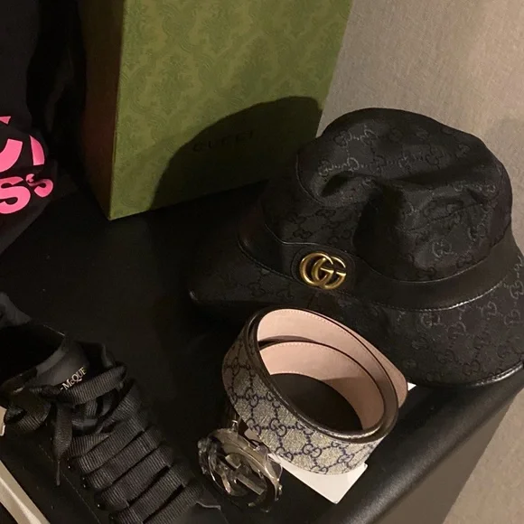 Accessories | Authentic Gucci Bucket Hat Worn One Time 